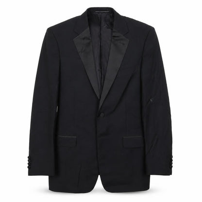 Mens UK Size 38 1860 Menswear Regular Black Suit Jacket