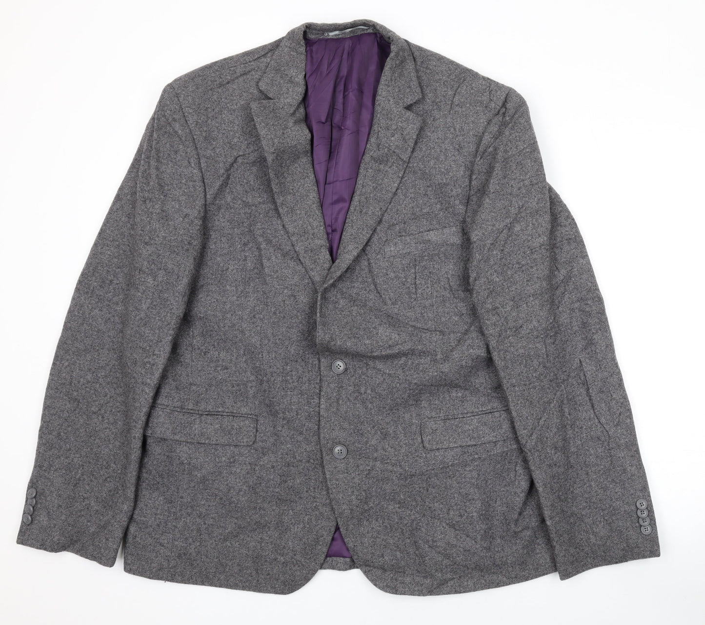 Mens UK Size 42 Paul Costelloe Regular Grey Suit Jacket