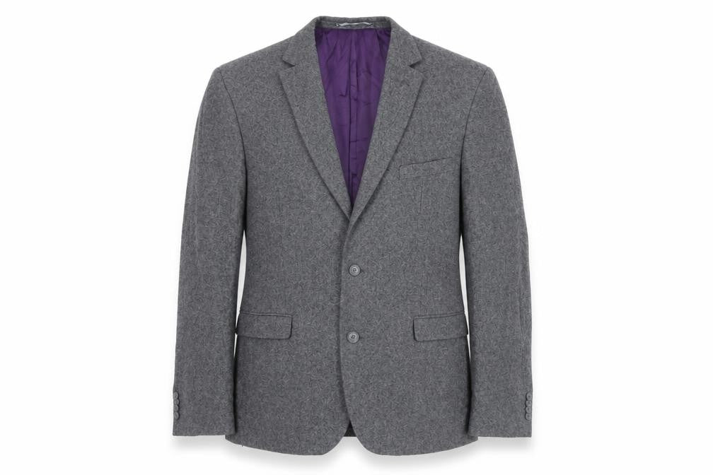 Mens UK Size 42 Paul Costelloe Regular Grey Suit Jacket