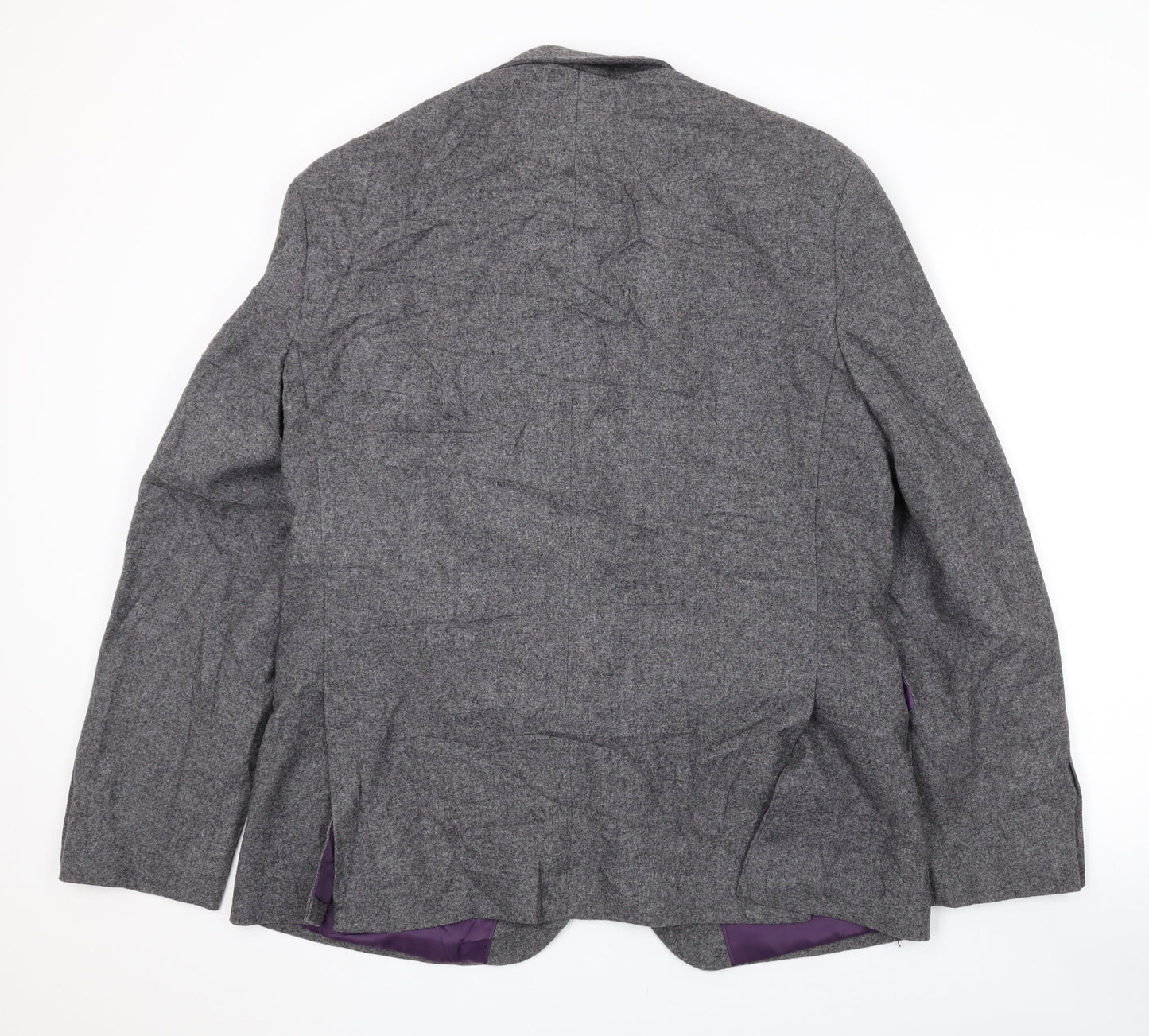 Mens UK Size 42 Paul Costelloe Regular Grey Suit Jacket