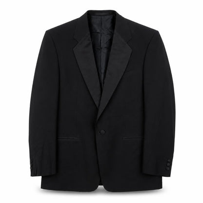 Mens UK Size 42 Greenwoods Classic Regular Black Suit Jacket