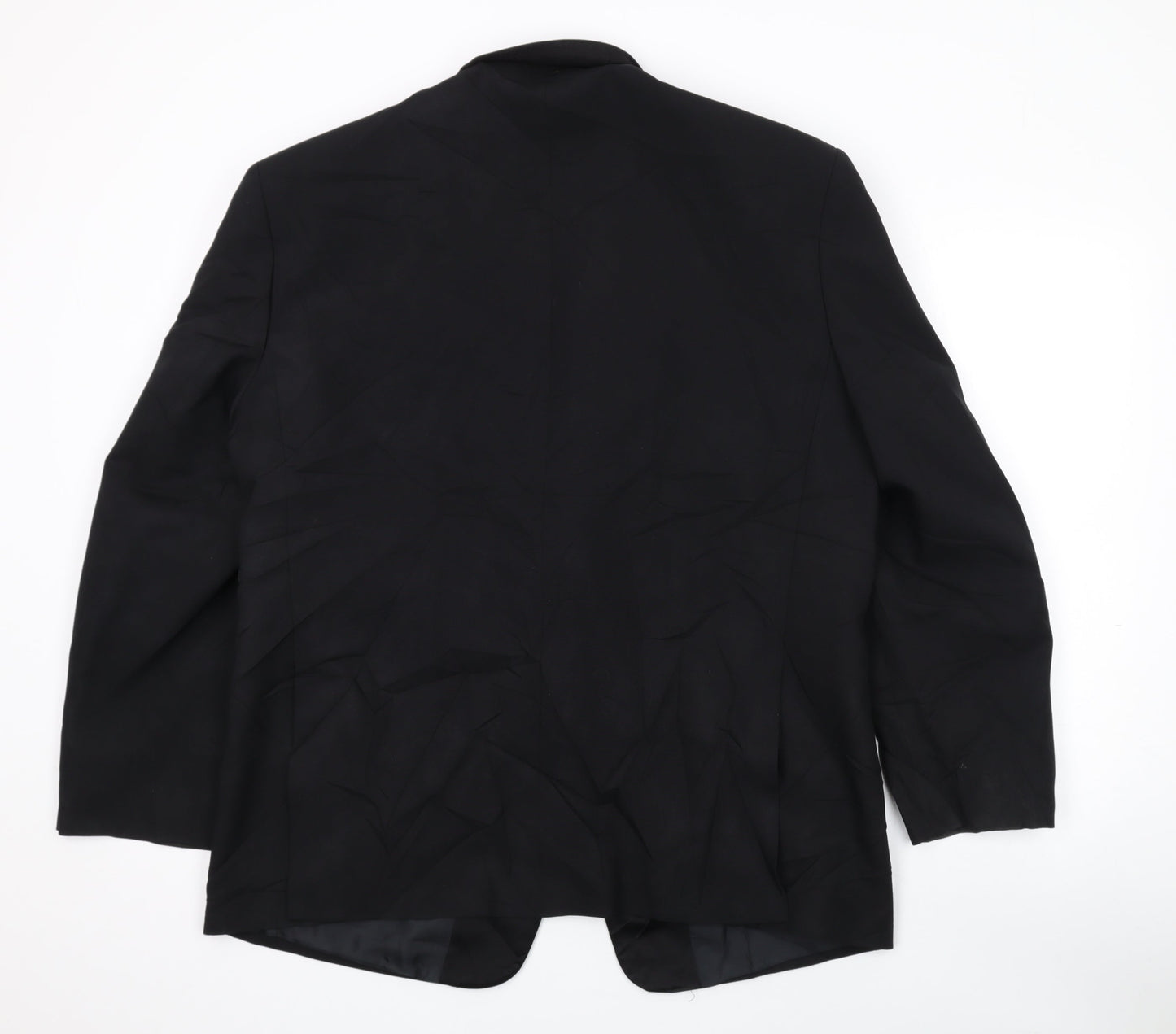 Mens UK Size 42 Greenwoods Classic Regular Black Suit Jacket