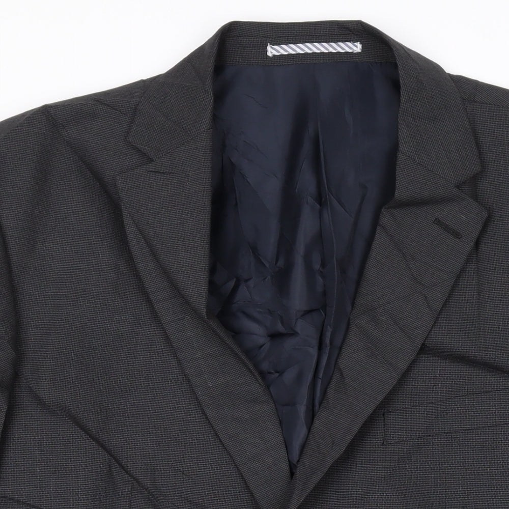 Mens UK Size 40 Marks and Spencer Regular Grey Suit Jacket