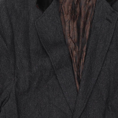 Mens UK Size 44 Ventuno Grey Overcoat