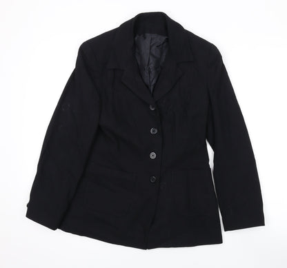 Womens UK Size 6 Anne Brooks Black Jacket