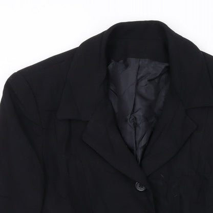 Womens UK Size 6 Anne Brooks Black Jacket