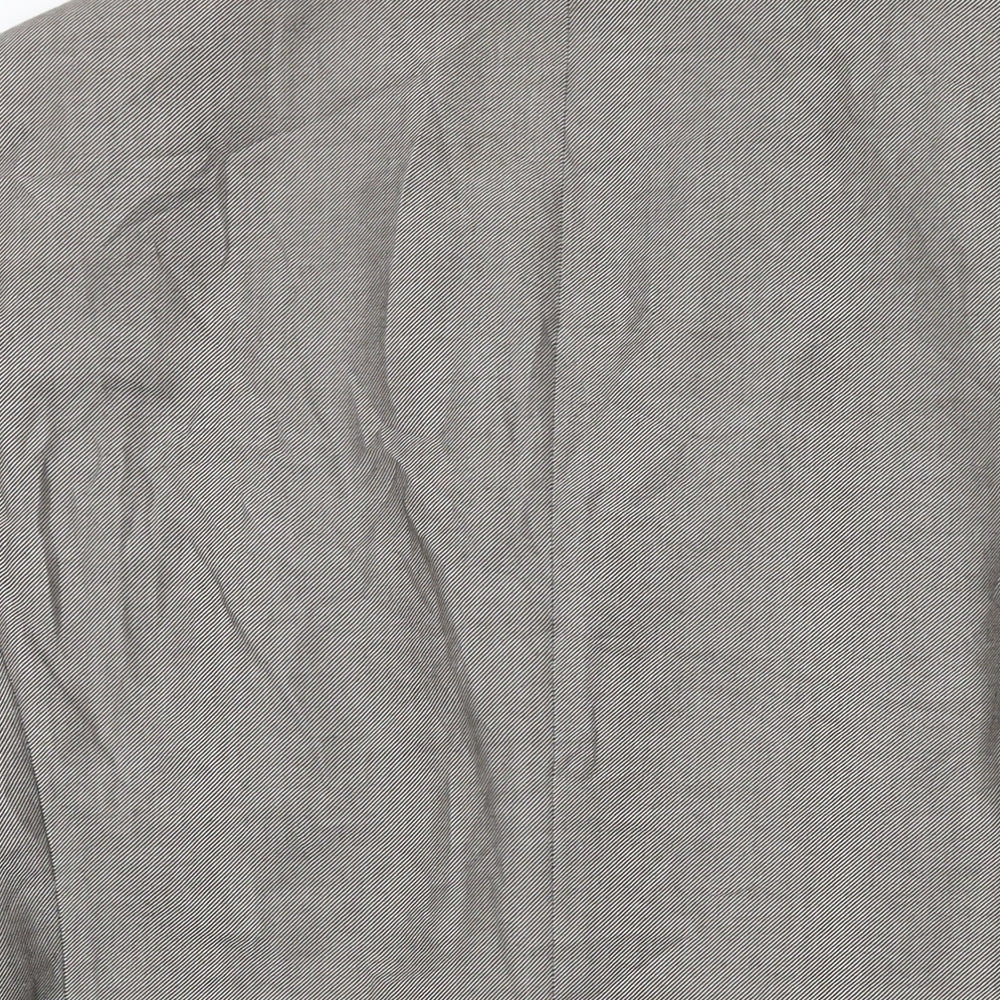 Afant Mens Grey Polyester Jacket Suit Jacket Size 38 Regular