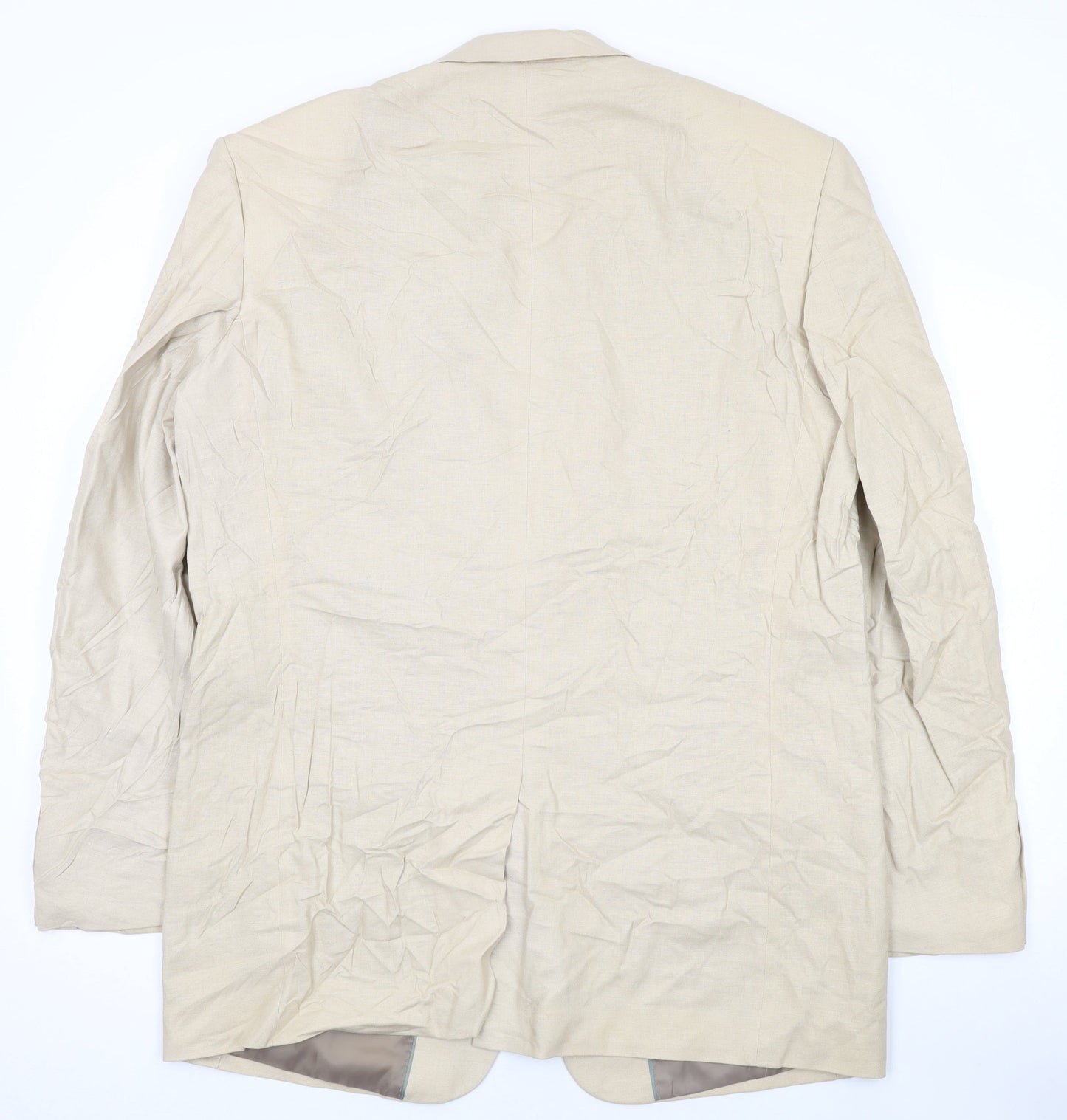 Mens UK Size 42 Butler and Webb Regular Beige Suit Jacket
