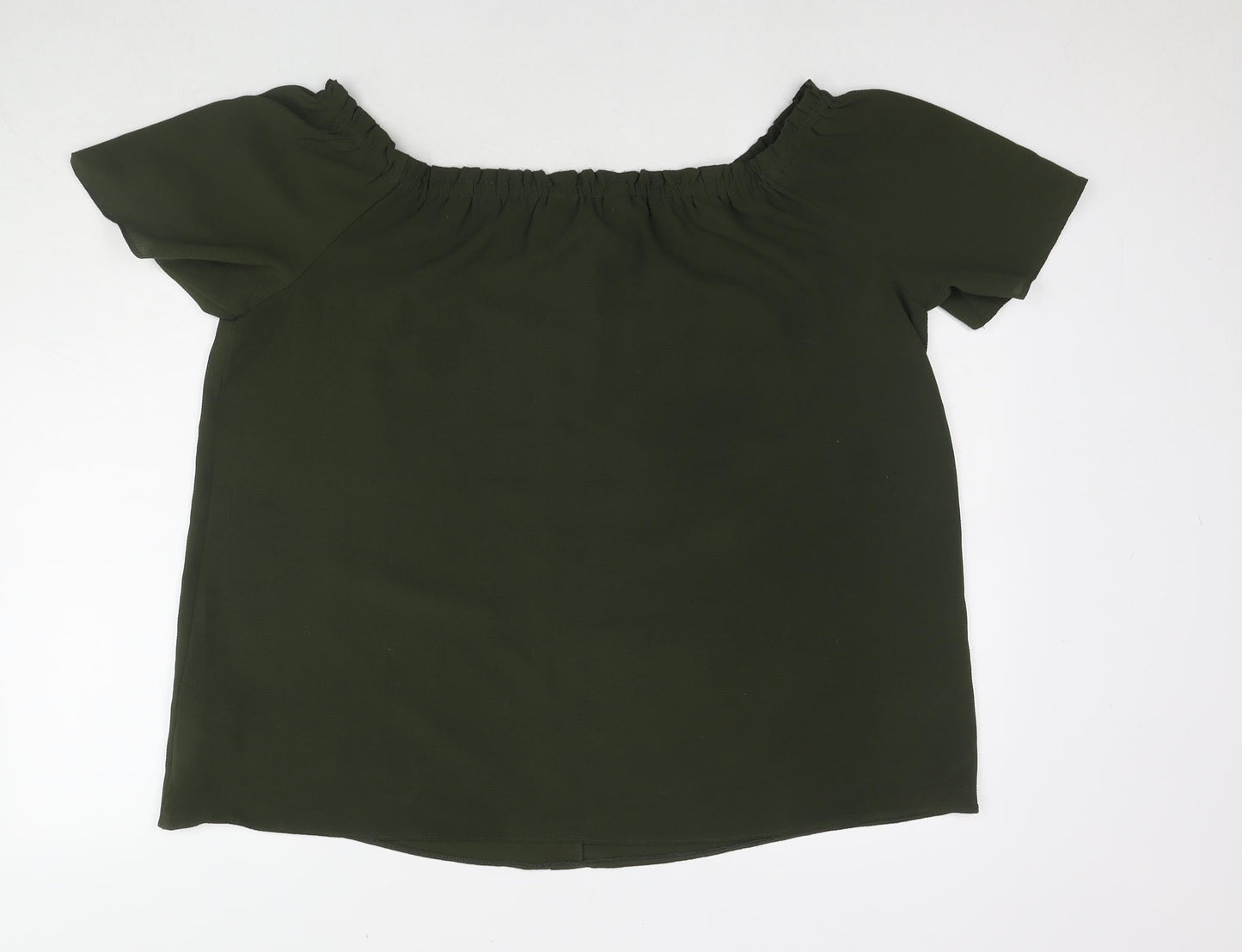 Womens UK Size 18 Dorothy Perkins Green Basic T-Shirt