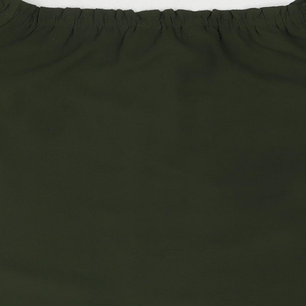 Womens UK Size 18 Dorothy Perkins Green Basic T-Shirt