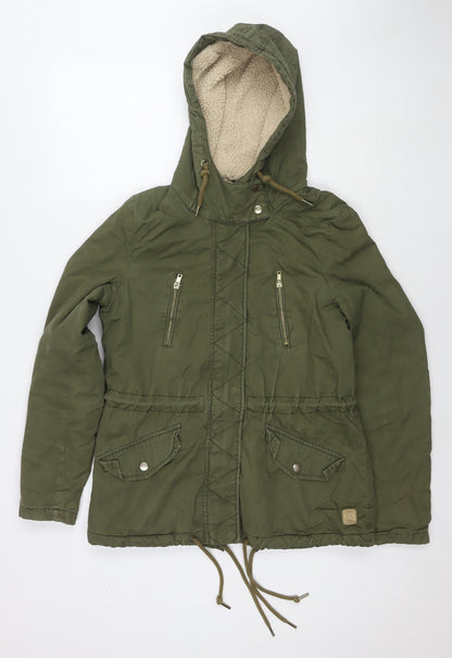 Clockhouse Womens Green Jacket Size 10 Zip