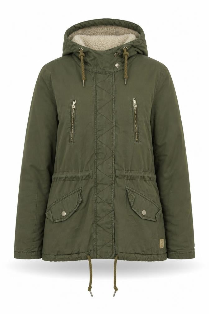 Womens UK Size 10 Clockhouse Green Jacket