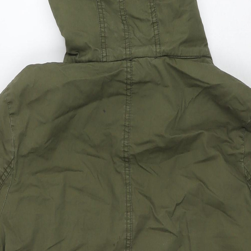 Clockhouse Womens Green Jacket Size 10 Zip