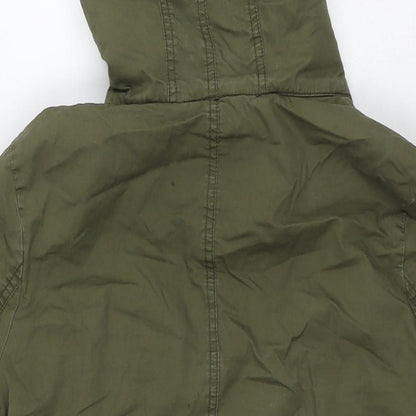 Clockhouse Womens Green Jacket Size 10 Zip