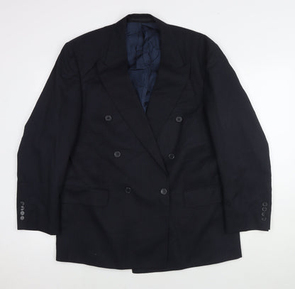 Mens UK Size 42 Wellington Regular Black Suit Jacket