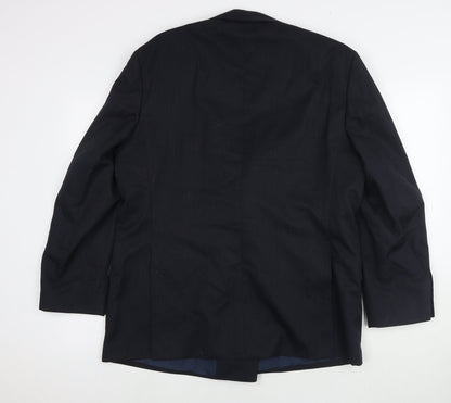 Mens UK Size 42 Wellington Regular Black Suit Jacket