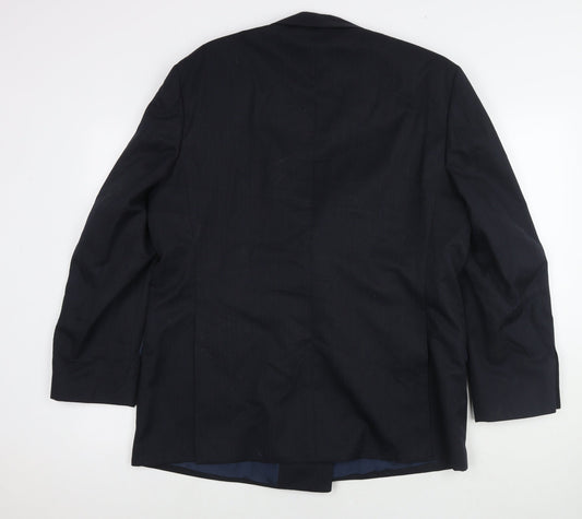 Mens UK Size 42 Wellington Regular Black Suit Jacket