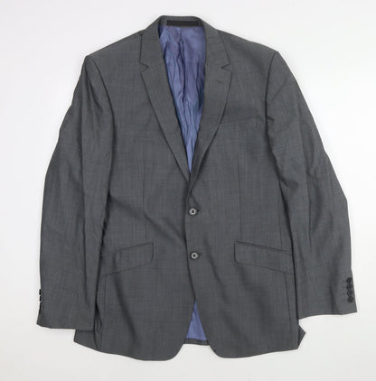 Mens UK Size 40 Marks and Spencer Regular Grey Suit Jacket