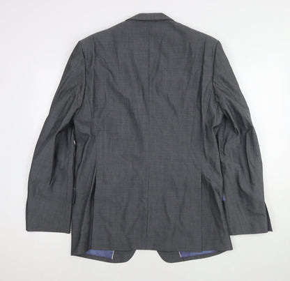 Mens UK Size 40 Marks and Spencer Regular Grey Suit Jacket