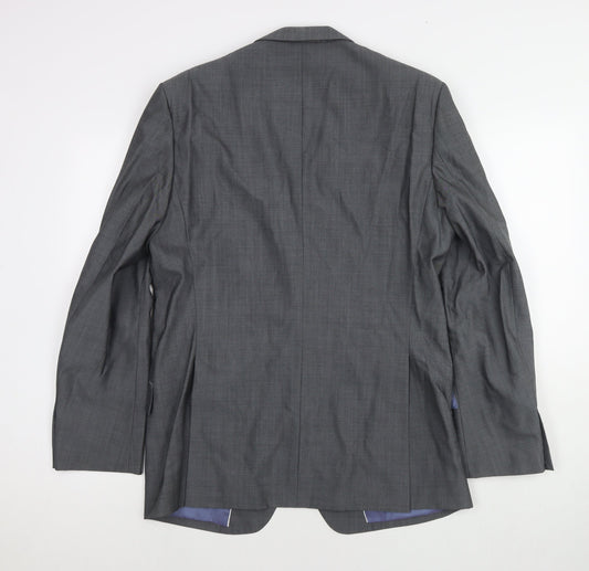 Mens UK Size 40 Marks and Spencer Regular Grey Suit Jacket