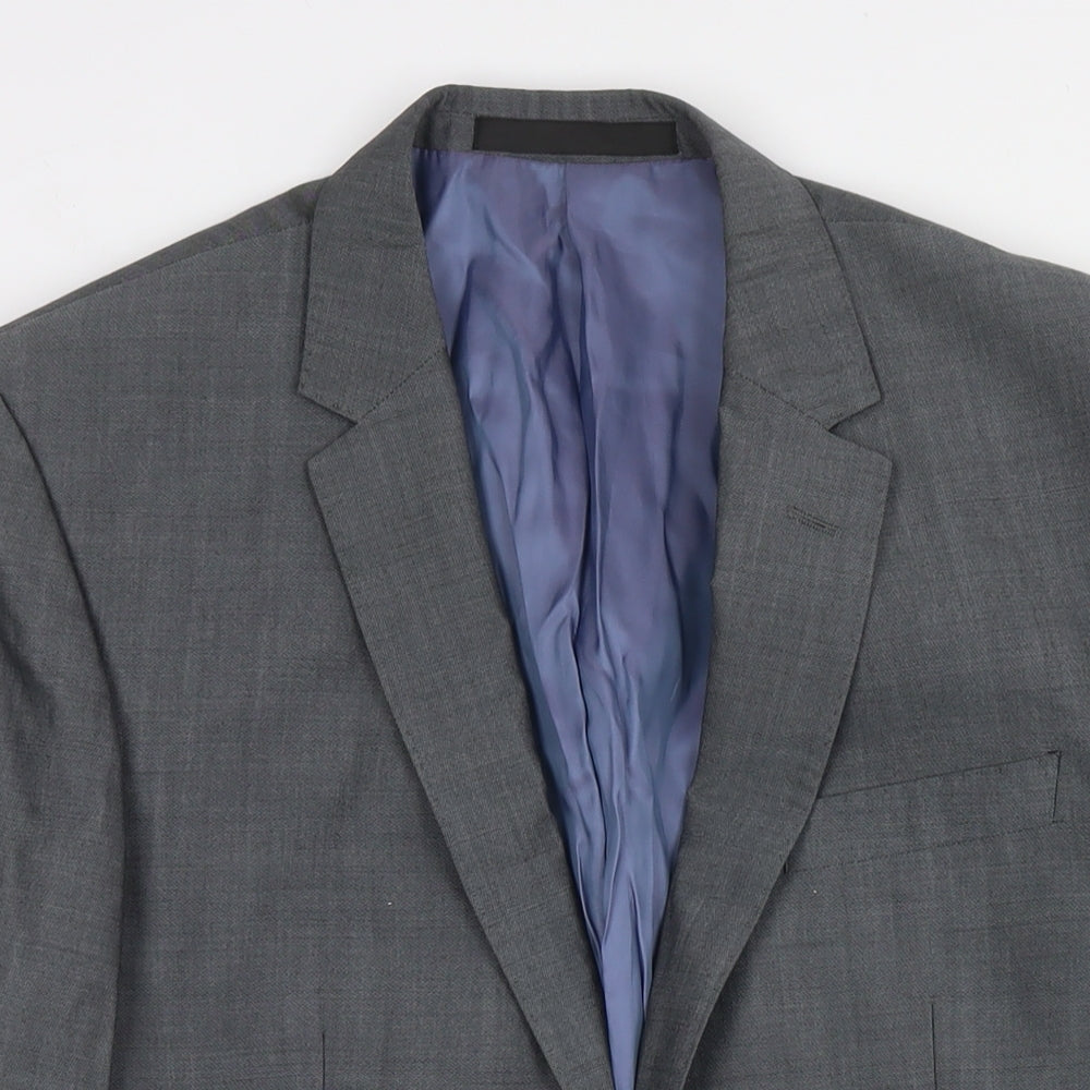 Mens UK Size 40 Marks and Spencer Regular Grey Suit Jacket