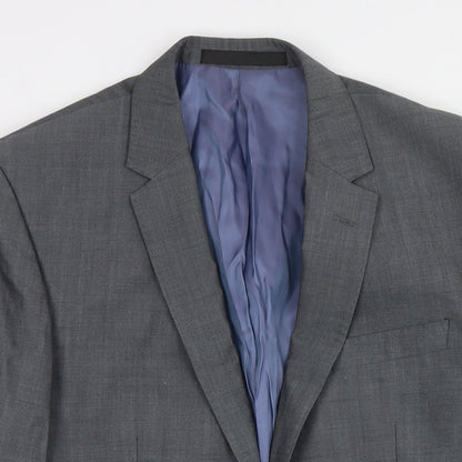 Mens UK Size 40 Marks and Spencer Regular Grey Suit Jacket