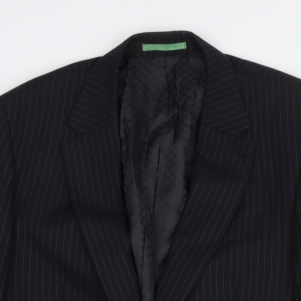 Mens UK Size 40 NEXT Regular Black Suit Jacket