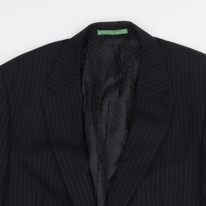 Mens UK Size 40 NEXT Regular Black Suit Jacket