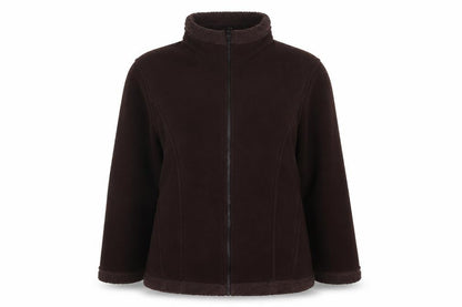 Marks & Spencer Womens Brown Jacket Size 14 Zip
