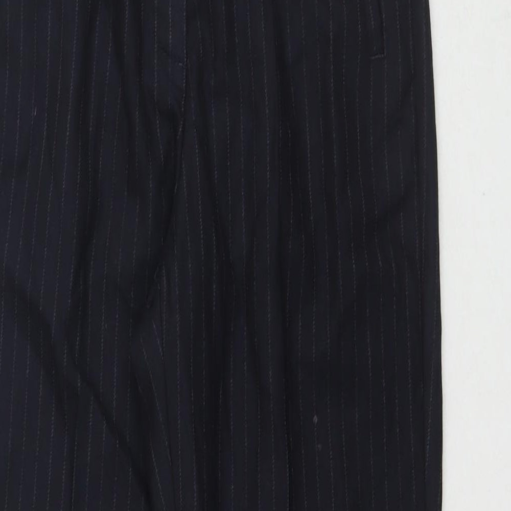 Womens UK Size S Zara Regular Fit  Blue Trousers