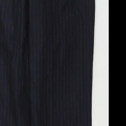 Womens UK Size S Zara Regular Fit  Blue Trousers