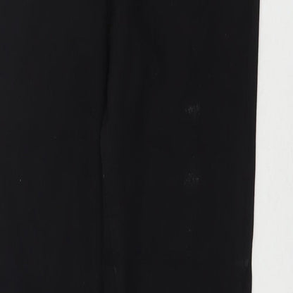 Denim & Co. Womens Black Cotton Skinny Jeans Size 14 L28 in Regular Zip