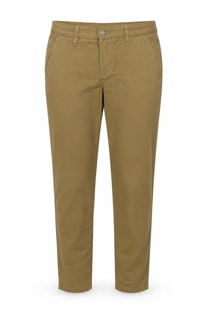 H&M Womens Brown Cotton Straight Jeans Size 8 L31 in Regular Zip