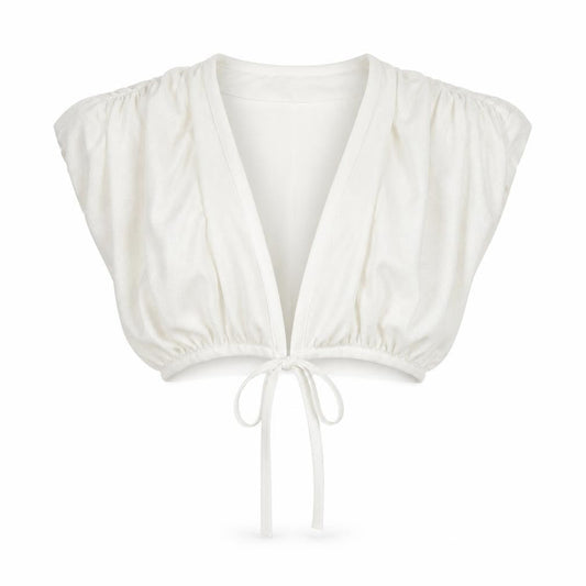 Womens UK Size S Zara White Wrap Blouse