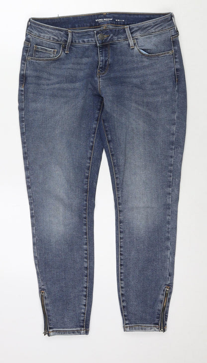Womens UK Size 30 in VERO MODA Regular Fit Skinny Blue Jeans