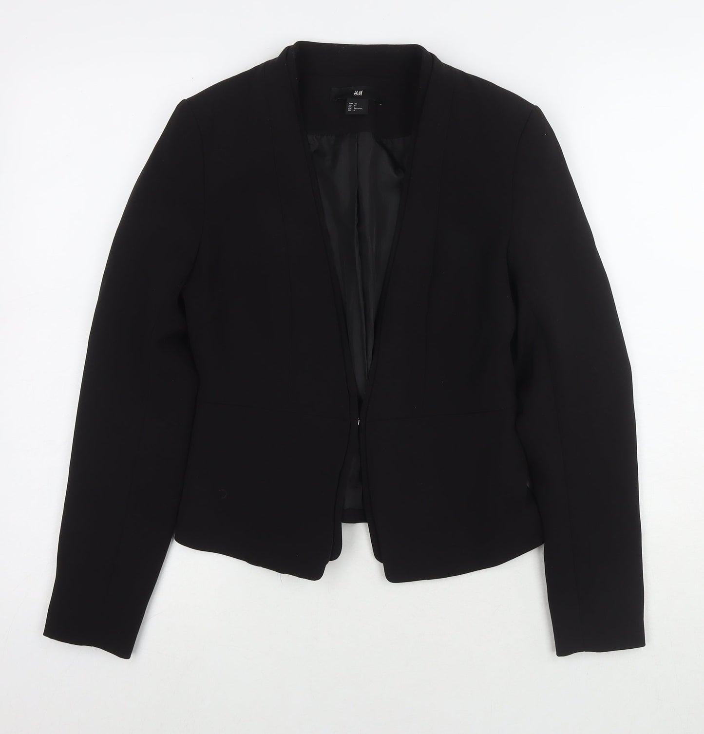Womens UK Size 8 H&M Black Jacket