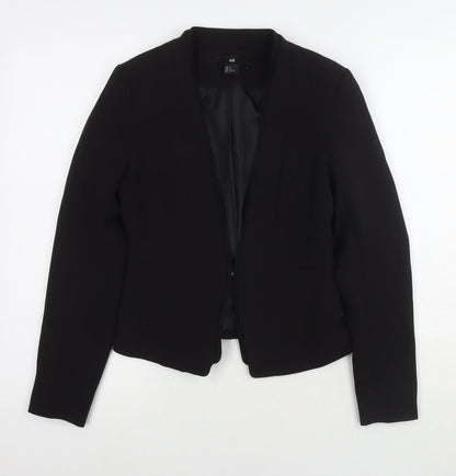 Womens UK Size 8 H&M Black Jacket