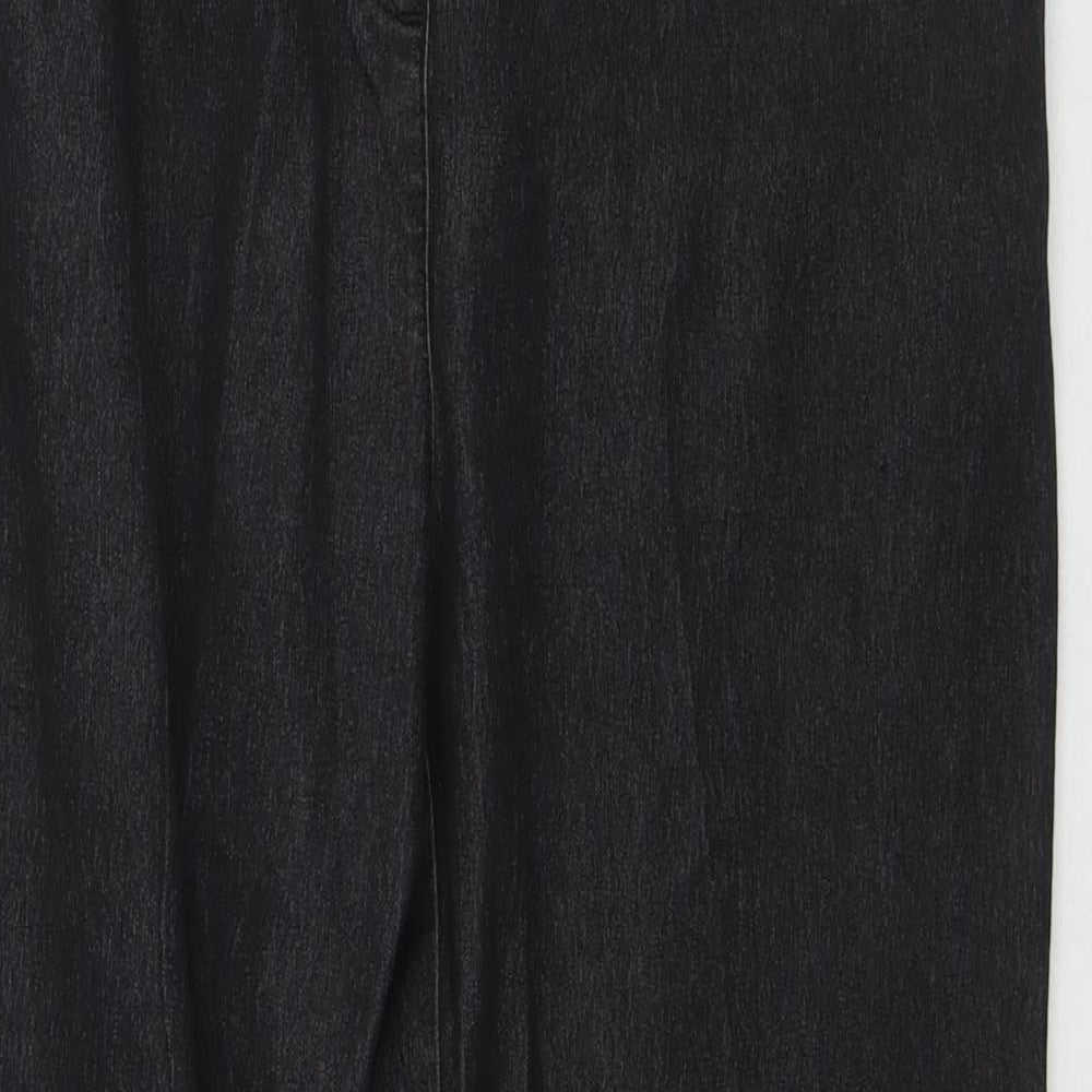 Newfashion Womens Black Cotton Jegging Jeans Size 26 in L26 in Regular