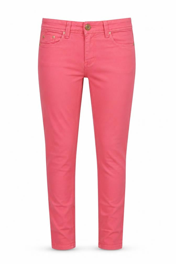 Womens UK Size 6 River Island Regular Fit Skinny Pink Jeans