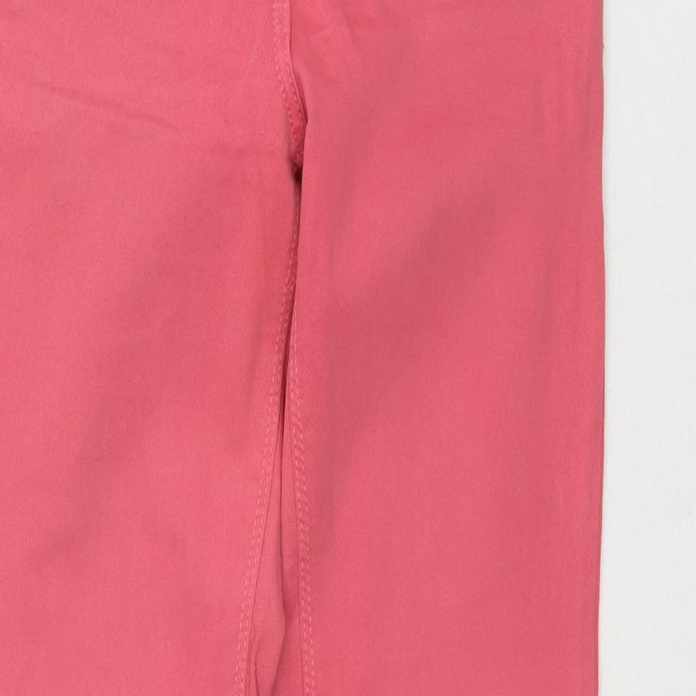 River Island Womens Pink Cotton Skinny Jeans Size 6 L30 in Regular Zip