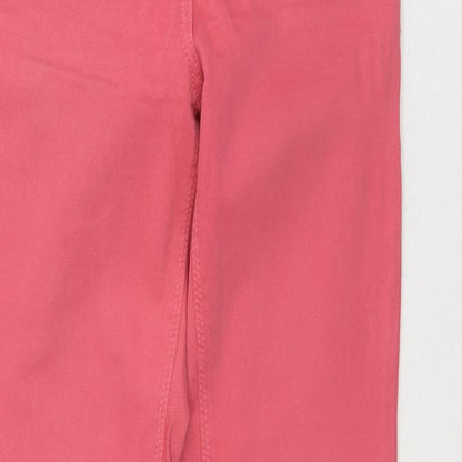 River Island Womens Pink Cotton Skinny Jeans Size 6 L30 in Regular Zip