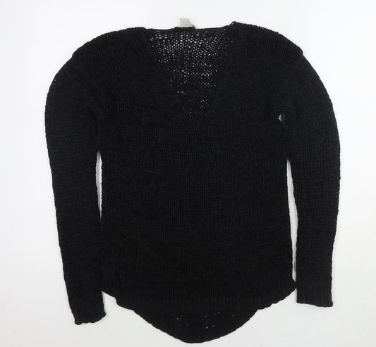 Womens UK Size S H&M Black Pullover Jumper