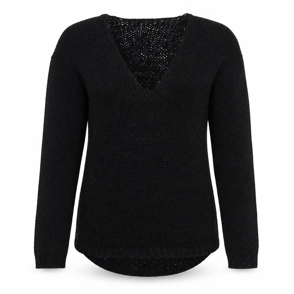 Womens UK Size S H&M Black Pullover Jumper
