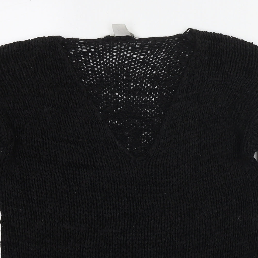 Womens UK Size S H&M Black Pullover Jumper
