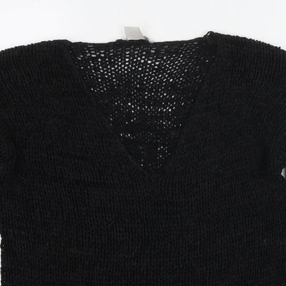 Womens UK Size S H&M Black Pullover Jumper