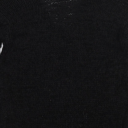 Womens UK Size S H&M Black Pullover Jumper