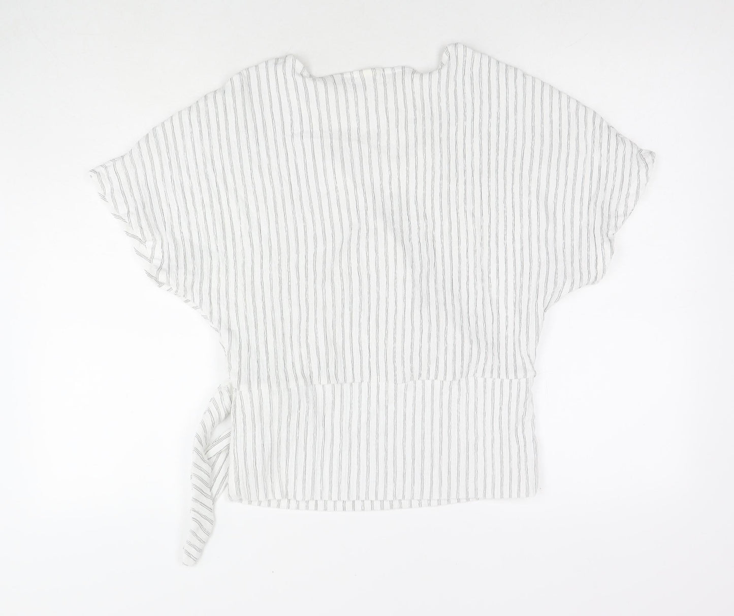 Womens UK Size S H&M White Basic Blouse