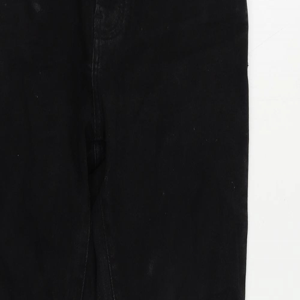 Pull&Bear Womens Black Cotton Skinny Jeans Size 10 L30 in Regular Zip