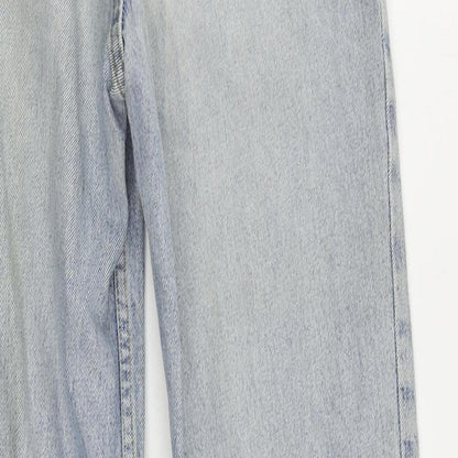 Lee Womens Blue Cotton Straight Jeans Size 26 in L29 in Regular Zip - Vintage