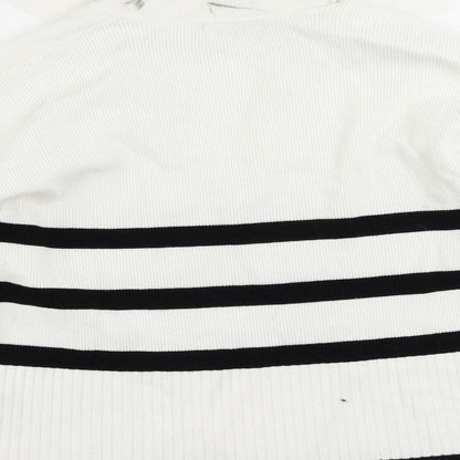 Womens UK Size M NA-KD White Pullover Jumper